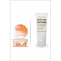 Apricot Scrub + Kojic Facewash By Herbal Medicos